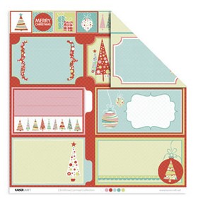 KaiserCraft - Paper 12x12" Christmas Carnival Collection - Bells