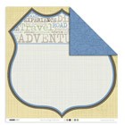 KaiserCraft - Paper 12x12" Pack your Bags Collection - Road Sign