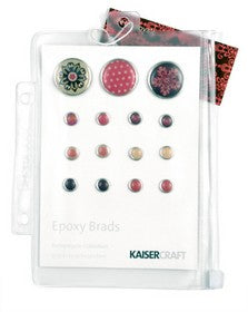 KaiserCraft - Pennyroyale Collection - Epoxy Brads