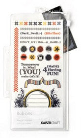 KaiserCraft - Rewind Collection - Coloured Rubons