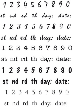 Alphabet, Numbers & Punctuation