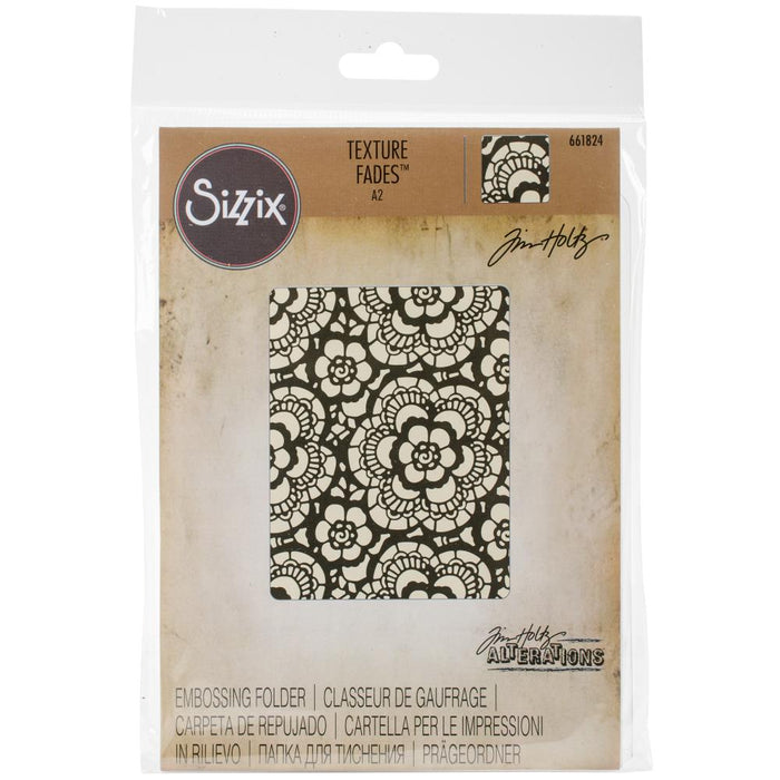 Sizzix - Tim Holtz - Texture Fades - Lace - 661824