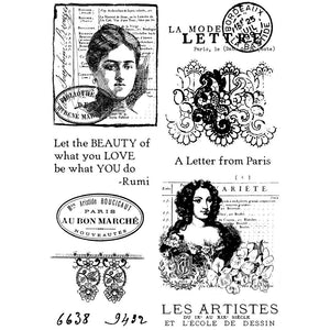 Creative Expressions -Clear Stamp Set - Parisian Lace Chronicles - CEC1054