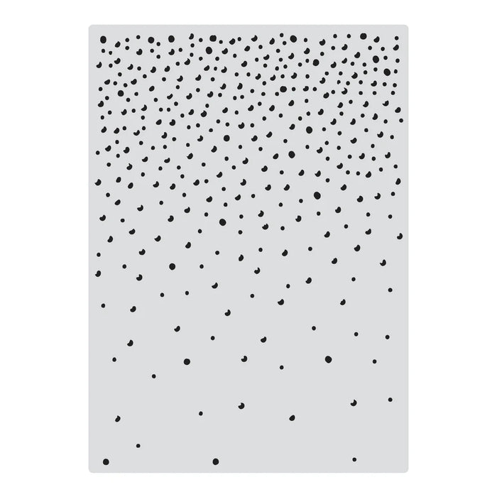 Couture Creations - Background Stamp - Snowfall
