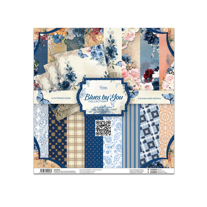 Couture Creations - Blues by You Collection - 6.5 x 6.5 inch Paper Pad