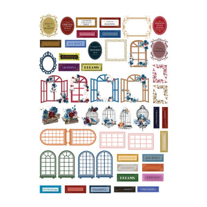 Couture Creations - Blues by You Collection - Ephemera Set