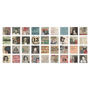 Idea-ology - Tim Holtz - Ephemera Pack - Collage Tiles - TH94217