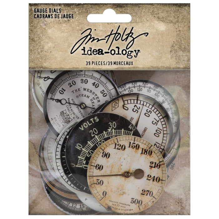 Idea-ology - Tim Holtz - Ephemera Pack - Gauge Dials - TH94225