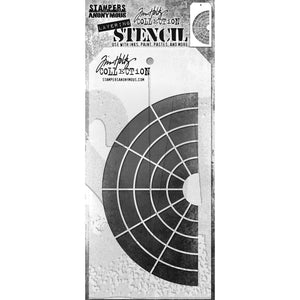 Stampers Anonymous - Tim Holtz - Layering Stencil - Wheel - TH179