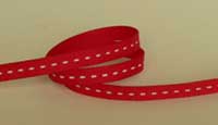 FTI - Grosgrain Ribbon - Mini Stitched - Ruby 2m