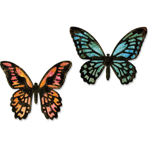 Sizzix - Tim Holtz - Thinlits - Detailed Butterflies, Mini