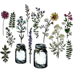 Sizzix - Tim Holtz - Framelits - Flower Jar