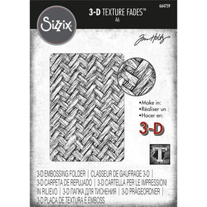 Sizzix - Tim Holtz - 3D Texture Fades - A6 - Intertwine