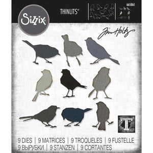 Sizzix - Tim Holtz - Thinlits - Silhouette Birds