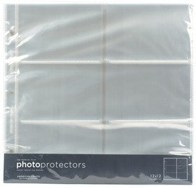 American Crafts - Album Page Protectors 12x12" divided into 4x6" - 10 pack
