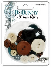 Bo Bunny - Mama-razzi Collection - Buttons & Bling