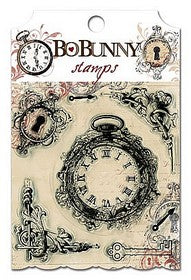 Bo Bunny - Timepiece Collection - Clear Stamp