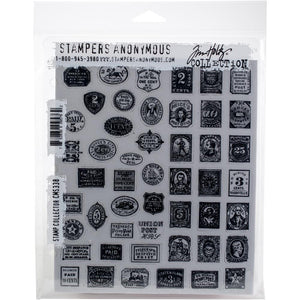 Stampers Anonymous - Tim Holtz - Red Rubber Stamp - Stamp Collector