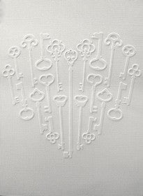 Couture Creations - Embossing Folder 5x7" - Key to my Heart
