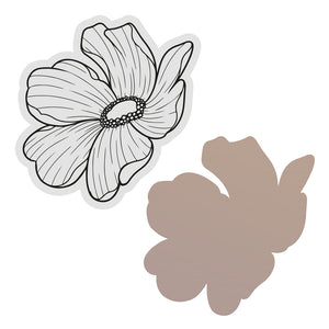 Couture Creations - Delightful Flower Mini Stamp and Die