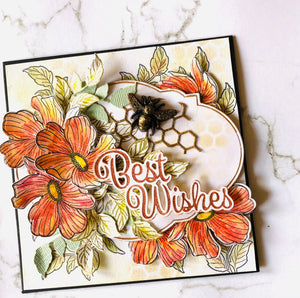 Couture Creations - Delightful Flower Mini Stamp and Die