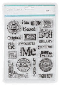 KaiserCraft - Clear Stamps All About "ME"