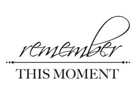 KaiserCraft - Mini Clear Acrylic Stamps - Remember this Moment