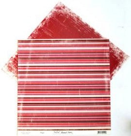 Bella - Damsel - Stripe - 12x12" Double Sided Paper