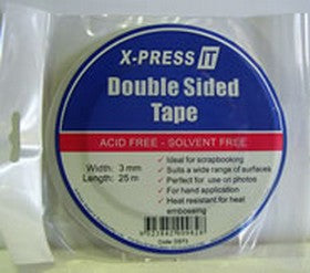 X-Press IT - 3mm Double Sided Tape 25m