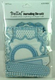 Bella - Ever After Collection - Flocked Journaling Die Cuts