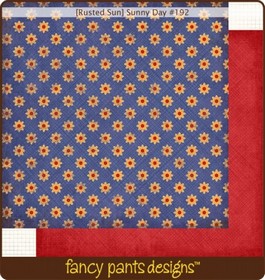 Fancy Pants - Rusted Sun - Sunny Day - 12x12" double sided paper