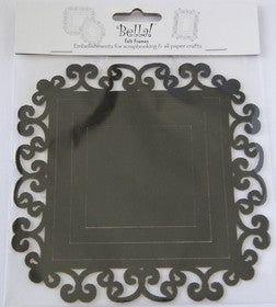 Bella - Felt Frames - Square - Black