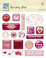 GCD Studios - Ravishing Reds - Epoxy Stickers