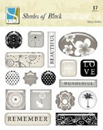 GCD Studios - Shades of Black - Epoxy Stickers