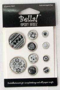 Bella - Grace Collection - Epoxy Brads
