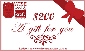 Wise Art & Craft Gift Card