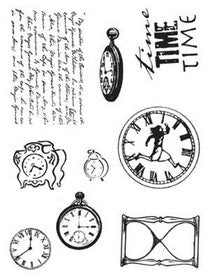 Hampton Art - Time Travels Clear Stamps