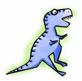 Imaginisce - Dinosaur Roar Collection - Snag 'em Stamps - T-Rex