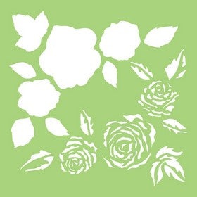 KaiserCraft - 6x6" Designer Template - Full Roses - IT503