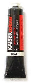 KaiserCraft - Acrylic Paint 75ml - Black