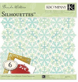 K & Co - Evergreen - Silhouettes Die Cut - 12x12" Paper Pack