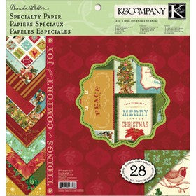 K & Co - Evergreen Collection - Specialty - 12x12" Paper Pad
