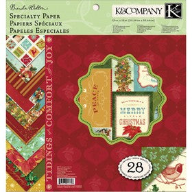 K & Co - Evergreen Collection - Specialty - 12x12" Paper Pad