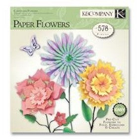 K & Company - 12x12" Crafting Pad - Cardstock Flowers