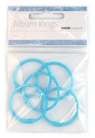 KaiserCraft - Album Rings Blue 3.5cm 5pk