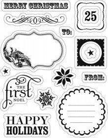 Making Memories - Noel Collection - Clear Stamps