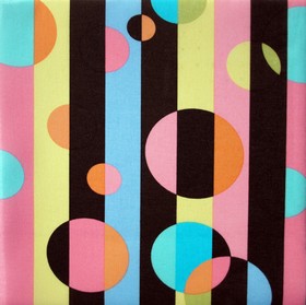 Michael Miller Memories - Candy Stripes 12x12" Fabric Paper