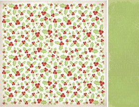KaiserCraft - Paper 12x12" Be Merry Collection - Happy