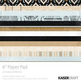 KaiserCraft - Le Chateau Collection - Paper Pad 6" x 6"