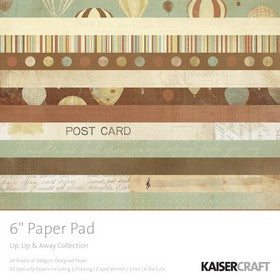 KaiserCraft - Up Up & Away Collection - Paper Pad 6" x 6"